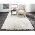 thumbnail image 4 of Roux Ultra Plush 3in Shag Rug, Pearl White, 4ft x 6ft Shaped-Shaped, 4 of 4