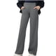 thumbnail image 2 of Cowsor Wide Leg Pants for Girls High Waist Relaxed Dress Pants with Pockets, 2 of 6