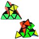 thumbnail image 4 of ROXENDA Pyraminx Zauberwürfel, 3x3x3 Pyramide Zauberwürfel Sonderwettbewerb Edición Ultra Schnelle; Super-haltbarer glatter Drehbeschleunigung-Aufkleber mit klaren Farben; Leicht zu drehen Zhivalor LN-0400, 4 of 7