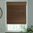 thumbnail image 2 of MOOD Custom Bamboo Shades | NATURAL | Cordless Designer Natural Woven Wood Roman Shades for Windows | Natural Forestwood (Great Privacy) | 29"W X 60"H, 2 of 7