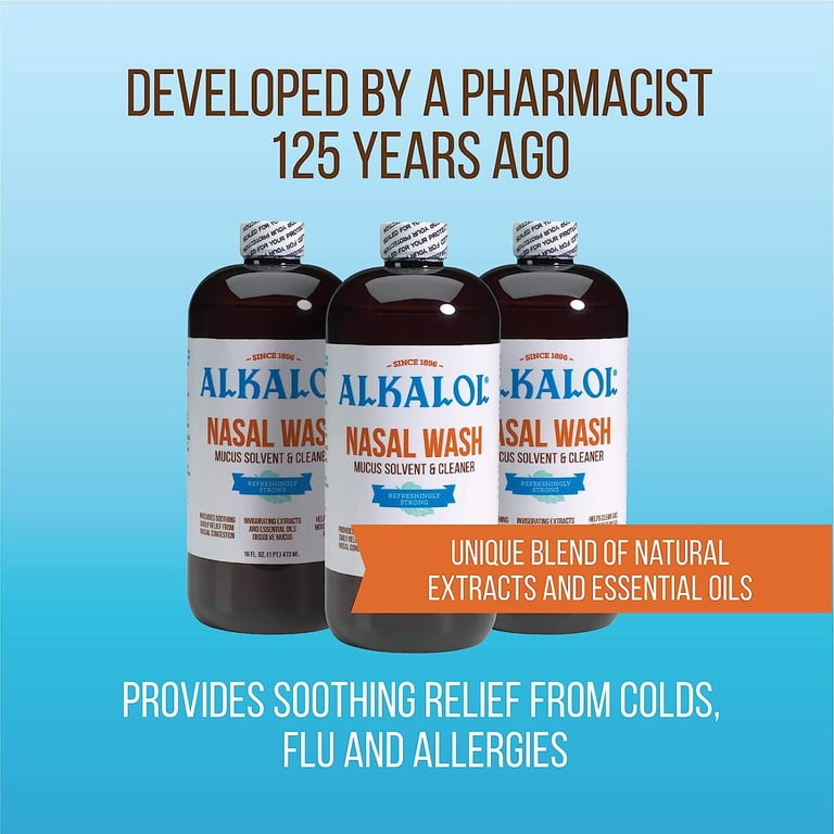 Alkalol Original Nasal Wash, 3-Pack (48 fl oz) photo 3