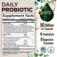 thumbnail image 3 of Probiotics 50 Billion CFU per Serving - 10 Strains + Prebiotics - Digestive Health, Gut & Immune Support - Occasional Constipation, Gas & Bloating Support for Women & Men, Bottled USA - 60 Capsules, 3 of 10