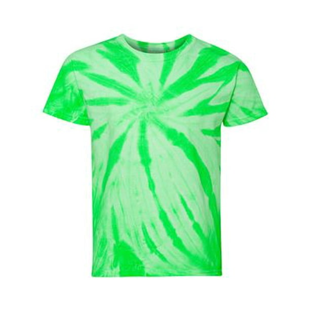 Gildan Tie Dye Neon OneColor Pinwheel Tee T Shirt Youth 68B Walmart