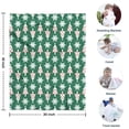 thumbnail image 4 of Green Christmas Tree and Snowflake Pattern Blanket,Comfortable Soft Flannel Throw Blanket,All Season,Warm Lightweight Blankets for Sofa Bed Couch Living Room Chair,30"x40", 4 of 4