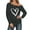 Dark Gray, variant on Women Oversize Love Heart Graphic Sweatshirts Valentine Day Shirts Sleeve Shoulder Off Hoodless Long Sleeve Tunic Casual Blouse With Printed 2026 Fall Trendy Outfits