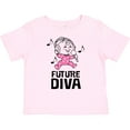 thumbnail image 3 of Inktastic Future Diva Baby Girl Singer Girls Toddler T-Shirt, 3 of 5