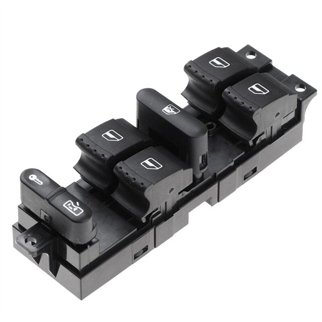 Nuevo botón de interruptor maestro de ventana para B5 Seat MK4 MK1 Fabia 1J4959857