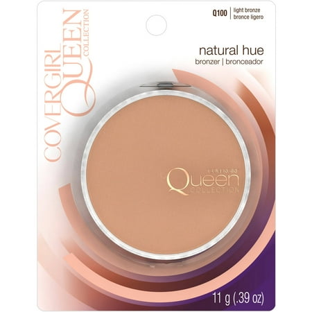 COVERGIRL Queen Collection Natural Hue Bronzer, Light Bronze, .39 oz