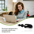 thumbnail image 2 of Computer Ultra-lightweight Mouse Wired Optical 1000 DPI Universal Telescopic Retractable Ergonomic Design Gaming Mice for Kids Black, 2 of 9