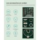 thumbnail image 2 of SONGMICS Organizador Joyas 3 Niveles Tapa de Cristal, 2 of 5