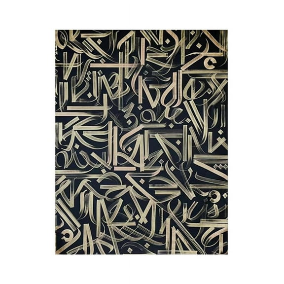 Hand Painted Oil Painting Original Art Geometric Pattern Living Room Entrance Decoration Painting Abstract Modern Wall Art Decor