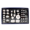 thumbnail image 1 of CIMAXIC Miniature Tableware 1/12 Mini House Miniature Model Ceramic Tableware Mini House Kitchen Accessories,9.65"X5.71"X0.2", 1 of 5