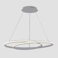 thumbnail image 3 of Lámpara RINGS Tipo Candil Colgante Led Plateada Luxica Lighting 6127 C, 3 of 10