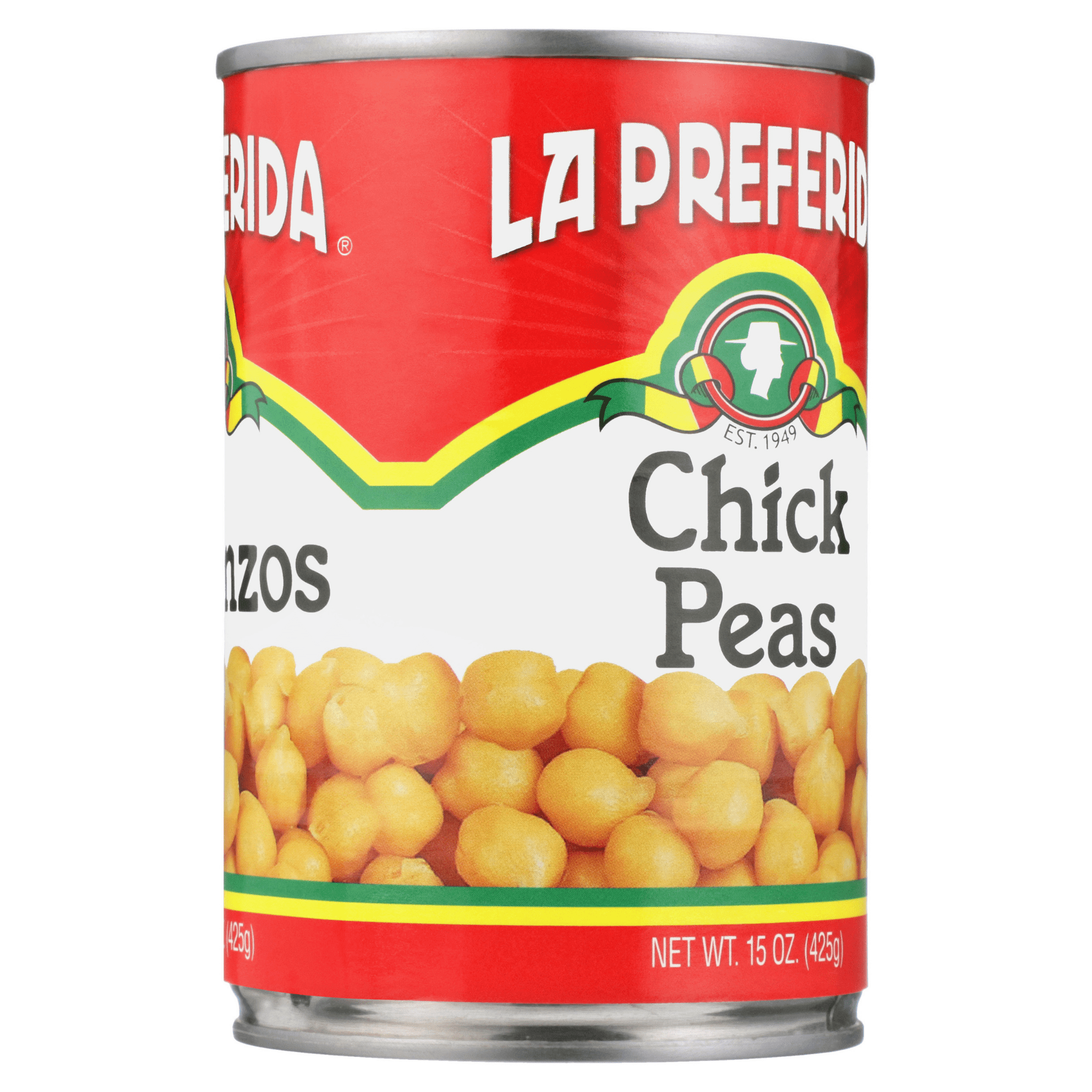 (7 pack) La Preferida Chick Peas, Canned Vegetables, 15 oz