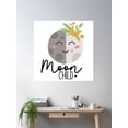 thumbnail image 2 of Sweet Moon Child Poster Wall Art, Modern Wall Decor, 30x30 UNFRAMED, 2 of 3