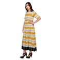 thumbnail image 2 of Moomaya Kurti Longue Imprimée Tenue d'Été Tunique Ligne A pour Femmes, 2 of 5
