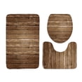 thumbnail image 3 of Xihbxyly Juego de Alfombrillas de Baño Ultraabsorbentes, Antideslizantes En Forma de U, de Secado Rápido, para La Entrada de Casa, Decoración Moderna y Elegante, Fácil de Guardar., 3 of 7