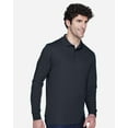 thumbnail image 2 of CORE365 88192T Men's Tall Pinnacle Performance Long Sleeve Piqué Polo-Carbon-6XLT, 2 of 5