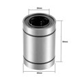 thumbnail image 4 of Linear Ball Bearings, 25mm Bore Dia, 40mm OD, 59mm Length (LM25UU Pack of 4), 4 of 5