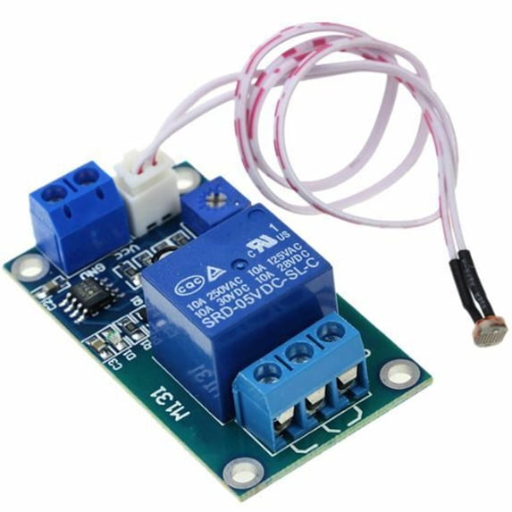 1PCS XH-M131 Photoresistor Module DC5/12/24V Relay Light Control Switch Sensor