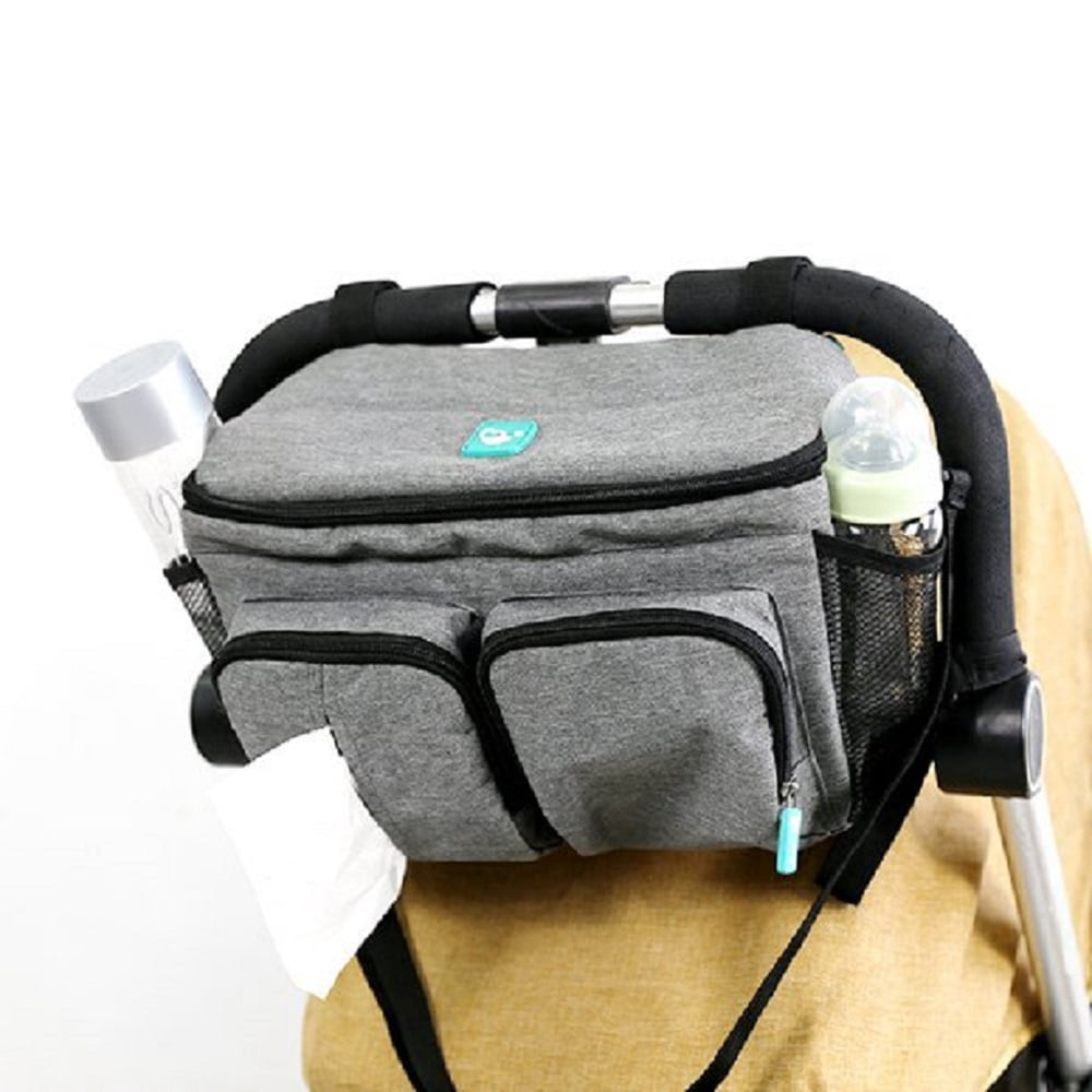 Joybi Versatile Multi-Compartment Stroller Bag with Adjustable Velcro Straps for Adult