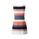 thumbnail image 5 of VISgogo Vestido casual de verano para mujer sin mangas con cuello en V profundo con cordón a rayas con bolsillos VISgogo  moda, 5 of 9