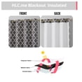thumbnail image 3 of THD Royal Lattice Decorative Privacy Room Darkening Grommet Window Drapes Curtain Panels - Pair, 3 of 7