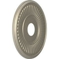 thumbnail image 2 of Ekena Millwork 16"OD x 3 1/2"ID x 1"P Berkshire Thermoformed PVC Ceiling Medallion (Fits Canopies up to 7"), Metallic Silver, 2 of 10