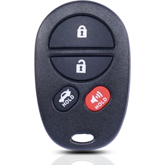 Key Fob Replacement for Toyota Avalon Solara 2005 2006 2007 2008 GQ43VT20T Keyless Entry Remote Control PN:89742-07020 89742-AA040 315MHz 4Buttons