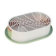 thumbnail image 3 of Jardinera de césped para gatos con bandeja de inicio y bandeja de germinación para plantar sin tierra, kit resistente de 7,5 x 4,7 x 1,6 pulgadas para Verde y rosa, 3 of 8