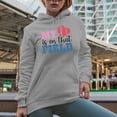 thumbnail image 2 of My Heart Is on That Field, Baseball Art Merch Gift, Heather Grey Hooded Sweatshirt or Hoodie, Medium, 2 of 5