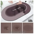 thumbnail image 5 of Tyidzon Bathroom Rugs Sets 2 Piece Non-Slip Bath Mat Super Absorbent Quick Dry Bathroom Mat in Front of The Kitchen Sink, Shower Room, Bathtub (16"x24", Red), 5 of 9