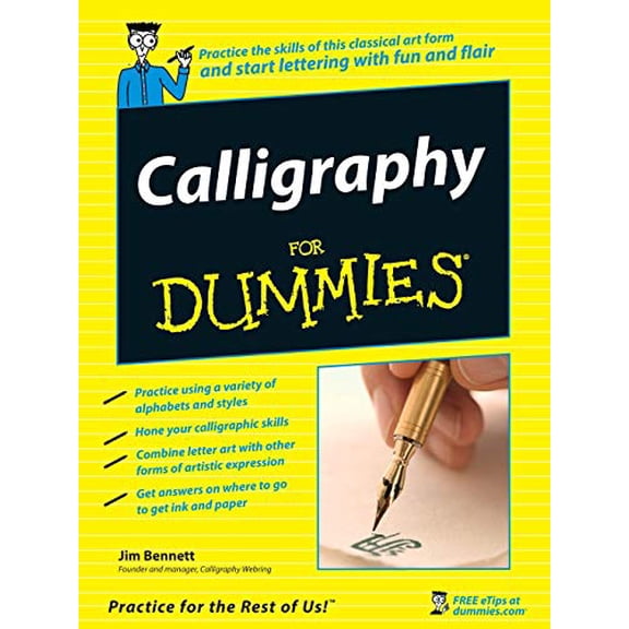 Pre-Owned Calligraphy for Dummies (Paperback) 9780470117712