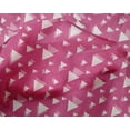 thumbnail image 5 of oneOone Silk Tabby Fabric Triangle Geometric Printed Craft Fabric BTY 42 Inch Wide, 5 of 5