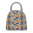 thumbnail image 1 of Balery Fashionable Paisley Bolsa de Almuerzo para Mujeres, Caja de Almuerzo, Bolsa de Almuerzo Pequeña Impermeable, Tote de Almuerzo Reutilizable con Gran Capacidad, 1 of 6