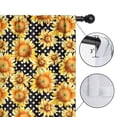 thumbnail image 4 of Blackout Kids Curtains,Black Sunflower Childrens Insulated Curtains Set Of 2,Bedroom Essentials,Toddler Room Decor 42x63in(106x160cm), 4 of 4