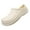 Beige, variant on Men Closed Round Toe Slip On Platform Chef Shoes Non Slip Oil Resistant Waterproof Comfortable Work Garden Nurse Shoes with Lightweight Kitchen Cushioned Shoes ﻿
