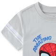 thumbnail image 4 of Marvel Spider-Man Short Sleeve T-Shirt and Mesh Short Set (Boys), 2 Piece Set, Sizes 2T-7, 4 of 6