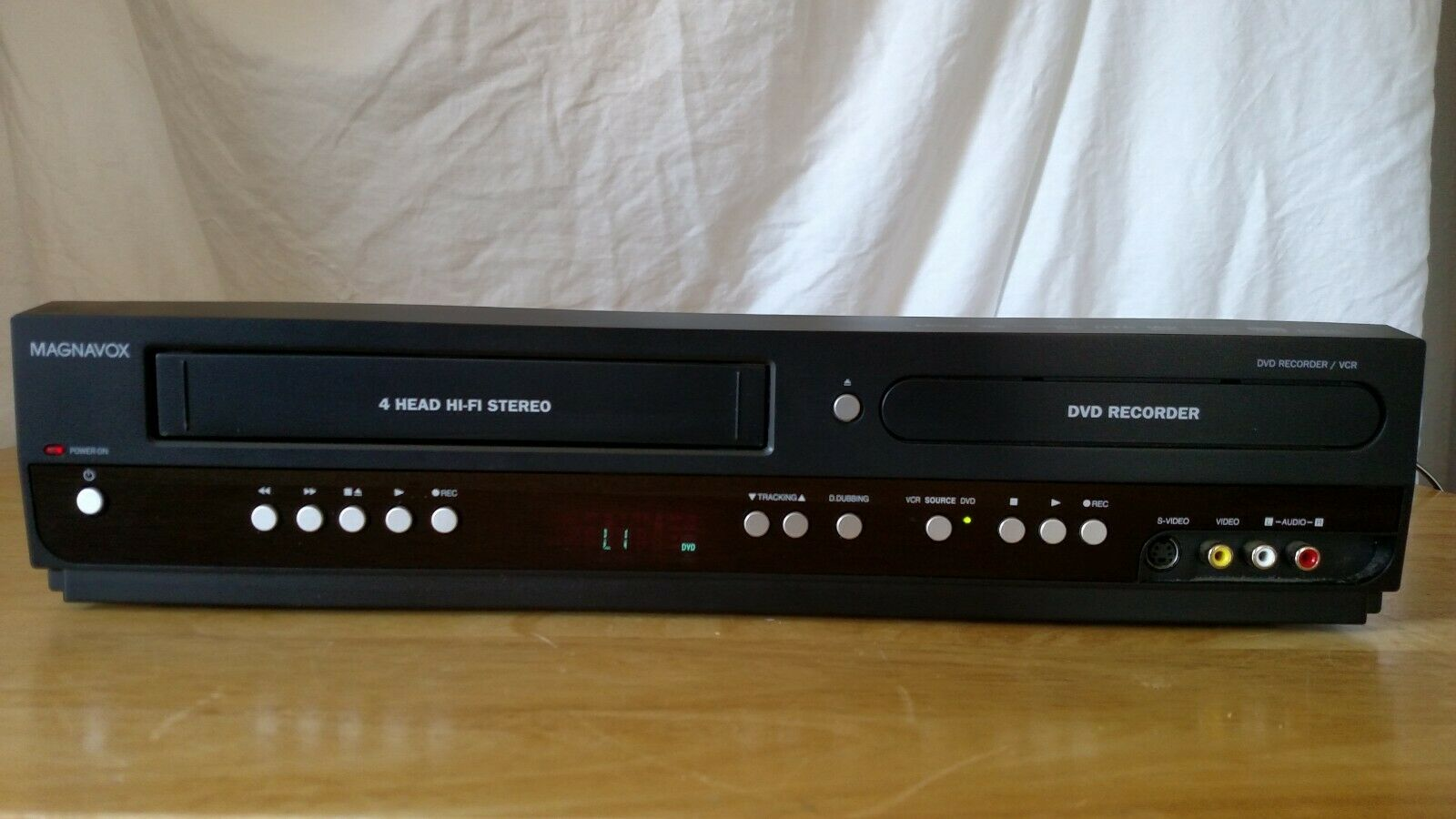 Magnavox Mdr V Used Dvd Vcr Recorder Comes With Remote Manual