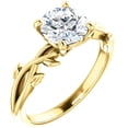 thumbnail image 3 of Pompeii 1 1/4 ct Solitaire Moissanite Vine Engagement Ring 14k Yellow Gold (H/I,VVS1), 3 of 3