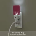 thumbnail image 5 of Honeii Maroon Print LED Night Light with Light Sensor, Night Lights Plug Into Wall,Ideal for Bedrooms and Hallways-UK, 5 of 7