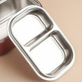 thumbnail image 4 of Portable Stainless Steel Student Compartment Sealed Lunch Box Food  Container, 4 of 9