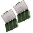 thumbnail image 4 of Caja de almacenamiento de aparejos, 2 unidades de mini caja de almacenamiento para cebo de anzuelo de pesca, bandejas de almacenamiento para aparejos de pesca, eficiencia maximizada, 4 of 8