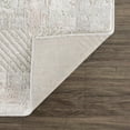 thumbnail image 5 of Hauteloom Leena Modern Geometric Living Room Bedroom Area Rug - Neutral - Boho - Grey, Beige, Cream - 5'2" x 7', 5 of 15