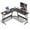 Black-1, variant on YRLLENSDAN L Shaped Computer Desk, Corner Desk Gaming Table Computer Desk L Shaped Desks Gaming Desks with Large Desktop for Home Office, Black