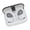 White, variant on NANMELX Sweatproof Highdefinition Call Earphones Long Battery Life Sound Sound