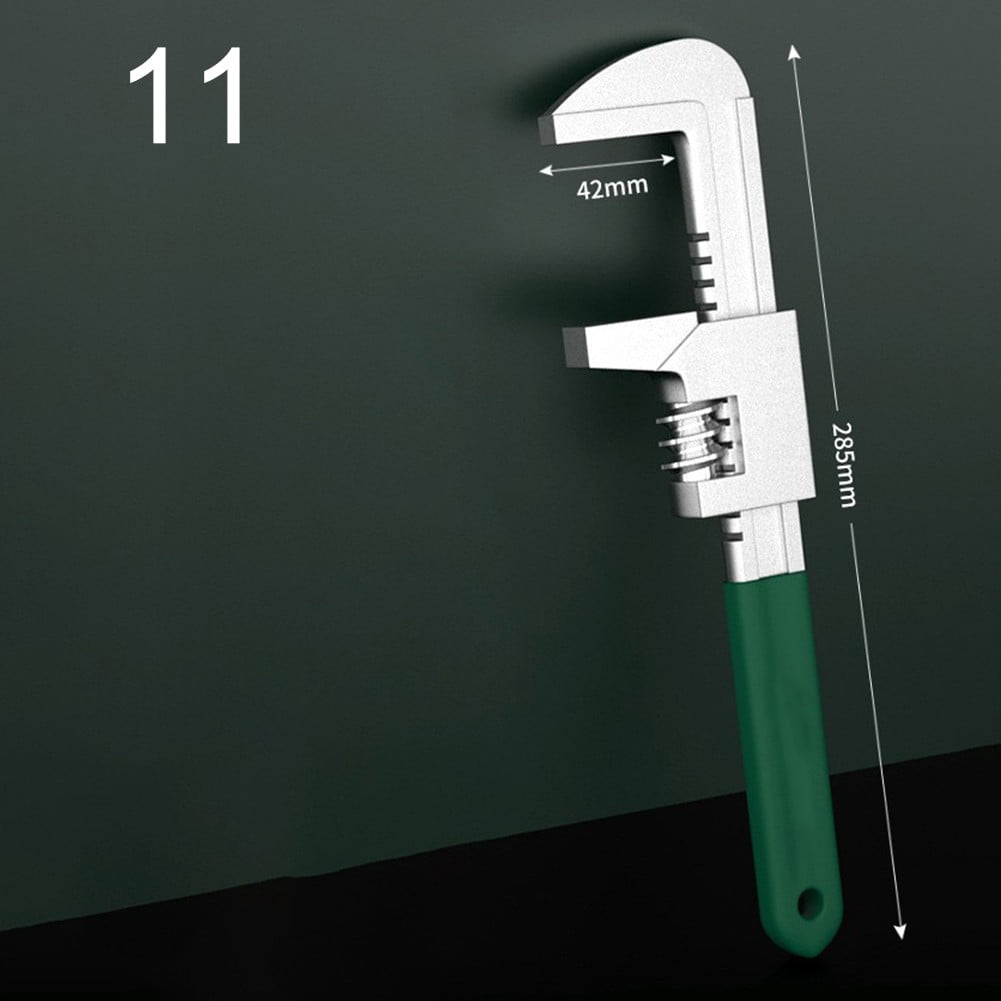 F Type Adjustable Wrench Large Opening Bathroom Wrench Pipe Pliers Wrench 15Inch Fangkenuo