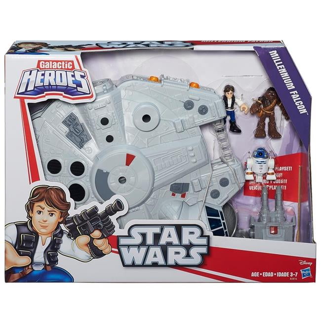 Hasbro HSBB3816 Star Wars Galactic Heroes Millennium Falcon Set of 2