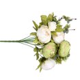 thumbnail image 3 of Ramo de peonía artificial de 13 cabezas simulación floral decoración del banquete de boda flor falsa, verde otoño Speravity HA8918-04B, 3 of 6