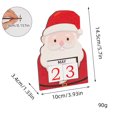 thumbnail image 2 of XWSHYW Decoraciones para El Hogar Adorno Navideño Adorno Navideño de Madera Calendario de Cuenta Regresiva de Madera Adorno Decorativo, 2 of 2